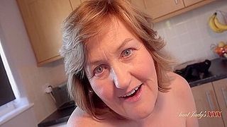 Your 58yo Curvy Mature Housewife Mrs. Kugar Sucks Your Cock In The Laundry Room (pov)